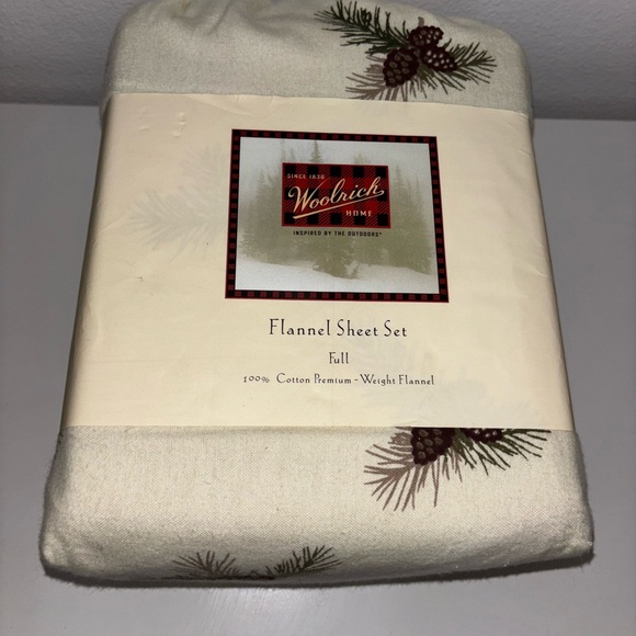 Woolrich Flannel Sheet Set Full - Picture 2 of 6